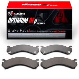 GMC Sierra 3500 HD Brake Pads - Rear - R1 Concepts - Optimum OE - `01-`10